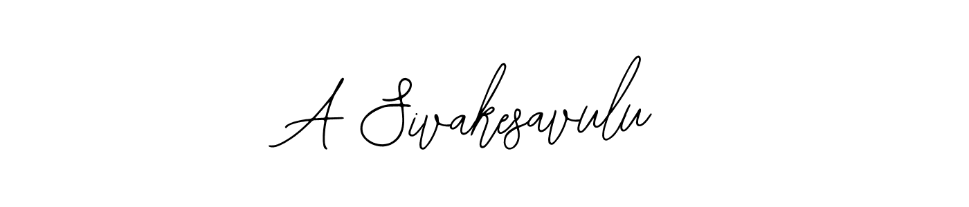 Make a beautiful signature design for name A Sivakesavulu. With this signature (Bearetta-2O07w) style, you can create a handwritten signature for free. A Sivakesavulu signature style 12 images and pictures png