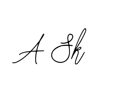 Also You can easily find your signature by using the search form. We will create A Sk name handwritten signature images for you free of cost using Bearetta-2O07w sign style. A Sk signature style 12 images and pictures png