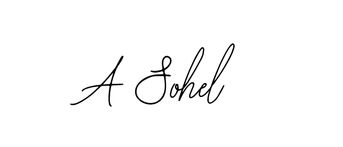 Similarly Bearetta-2O07w is the best handwritten signature design. Signature creator online .You can use it as an online autograph creator for name A Sohel. A Sohel signature style 12 images and pictures png