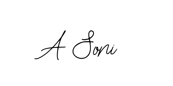 Here are the top 10 professional signature styles for the name A Soni. These are the best autograph styles you can use for your name. A Soni signature style 12 images and pictures png