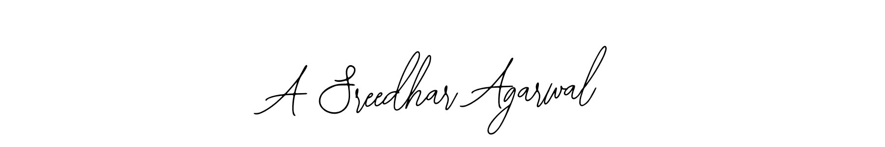 Create a beautiful signature design for name A Sreedhar Agarwal. With this signature (Bearetta-2O07w) fonts, you can make a handwritten signature for free. A Sreedhar Agarwal signature style 12 images and pictures png