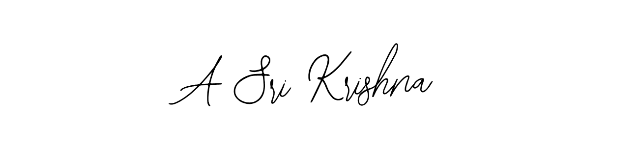 Create a beautiful signature design for name A Sri Krishna. With this signature (Bearetta-2O07w) fonts, you can make a handwritten signature for free. A Sri Krishna signature style 12 images and pictures png