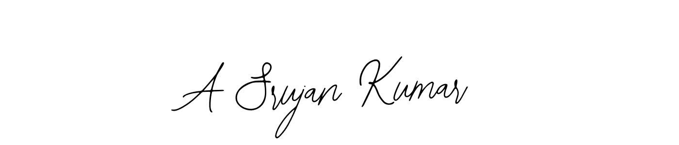 Use a signature maker to create a handwritten signature online. With this signature software, you can design (Bearetta-2O07w) your own signature for name A Srujan Kumar. A Srujan Kumar signature style 12 images and pictures png