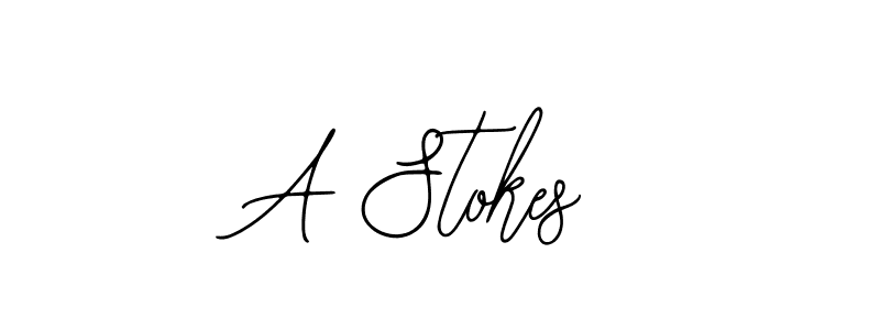 The best way (Bearetta-2O07w) to make a short signature is to pick only two or three words in your name. The name A Stokes include a total of six letters. For converting this name. A Stokes signature style 12 images and pictures png