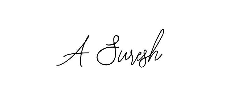 Make a beautiful signature design for name A Suresh. With this signature (Bearetta-2O07w) style, you can create a handwritten signature for free. A Suresh signature style 12 images and pictures png