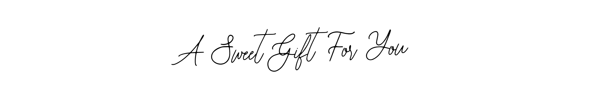 Also we have A Sweet Gift For You name is the best signature style. Create professional handwritten signature collection using Bearetta-2O07w autograph style. A Sweet Gift For You signature style 12 images and pictures png