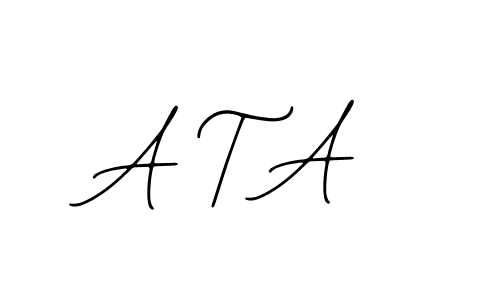 Make a beautiful signature design for name A T A. With this signature (Bearetta-2O07w) style, you can create a handwritten signature for free. A T A signature style 12 images and pictures png