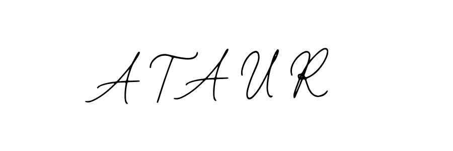 Create a beautiful signature design for name A T A U R. With this signature (Bearetta-2O07w) fonts, you can make a handwritten signature for free. A T A U R signature style 12 images and pictures png