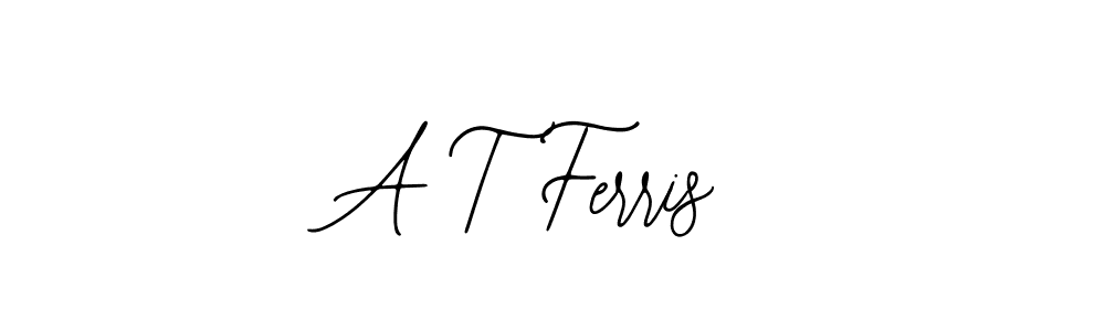 See photos of A T Ferris official signature by Spectra . Check more albums & portfolios. Read reviews & check more about Bearetta-2O07w font. A T Ferris signature style 12 images and pictures png