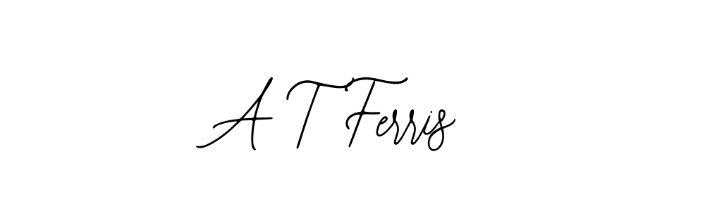 It looks lik you need a new signature style for name A T Ferris. Design unique handwritten (Bearetta-2O07w) signature with our free signature maker in just a few clicks. A T Ferris signature style 12 images and pictures png