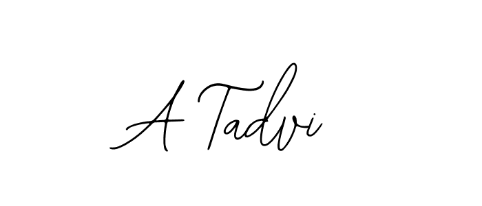 Also You can easily find your signature by using the search form. We will create A Tadvi name handwritten signature images for you free of cost using Bearetta-2O07w sign style. A Tadvi signature style 12 images and pictures png