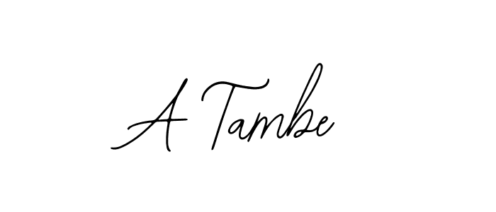 if you are searching for the best signature style for your name A Tambe. so please give up your signature search. here we have designed multiple signature styles  using Bearetta-2O07w. A Tambe signature style 12 images and pictures png