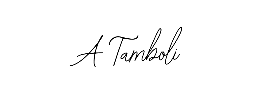 Here are the top 10 professional signature styles for the name A Tamboli. These are the best autograph styles you can use for your name. A Tamboli signature style 12 images and pictures png