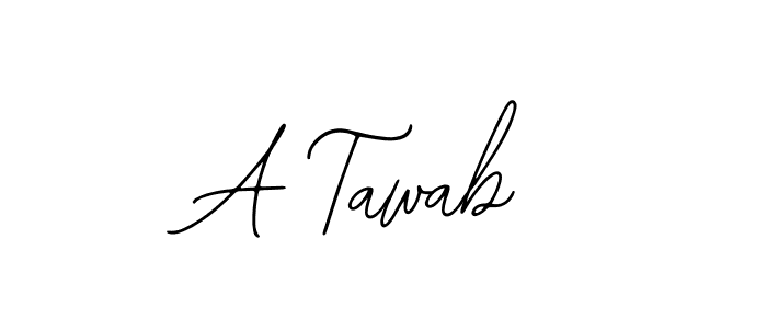 Make a short A Tawab signature style. Manage your documents anywhere anytime using Bearetta-2O07w. Create and add eSignatures, submit forms, share and send files easily. A Tawab signature style 12 images and pictures png