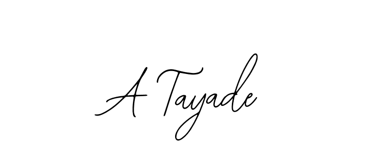 if you are searching for the best signature style for your name A Tayade. so please give up your signature search. here we have designed multiple signature styles  using Bearetta-2O07w. A Tayade signature style 12 images and pictures png