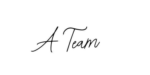 How to make A Team signature? Bearetta-2O07w is a professional autograph style. Create handwritten signature for A Team name. A Team signature style 12 images and pictures png