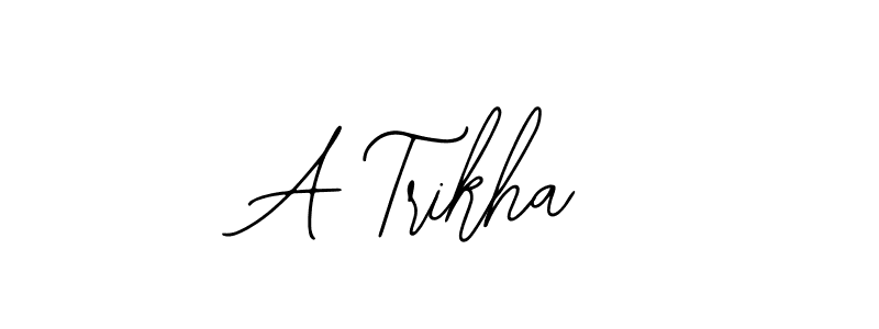 Make a short A Trikha signature style. Manage your documents anywhere anytime using Bearetta-2O07w. Create and add eSignatures, submit forms, share and send files easily. A Trikha signature style 12 images and pictures png