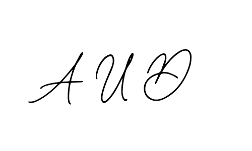 Bearetta-2O07w is a professional signature style that is perfect for those who want to add a touch of class to their signature. It is also a great choice for those who want to make their signature more unique. Get A U D name to fancy signature for free. A U D signature style 12 images and pictures png