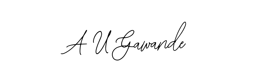 Best and Professional Signature Style for A U Gawande. Bearetta-2O07w Best Signature Style Collection. A U Gawande signature style 12 images and pictures png