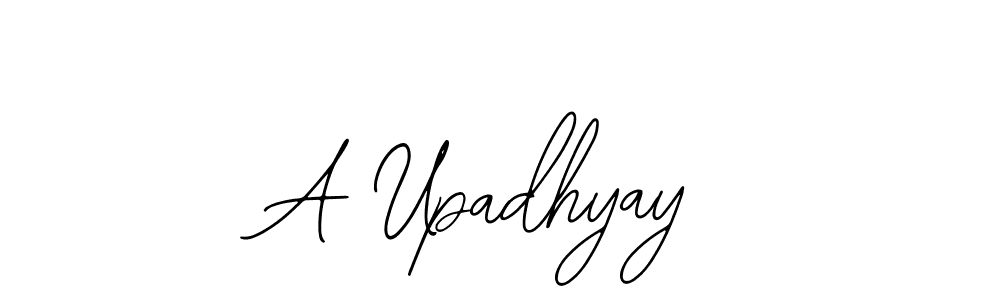 It looks lik you need a new signature style for name A Upadhyay. Design unique handwritten (Bearetta-2O07w) signature with our free signature maker in just a few clicks. A Upadhyay signature style 12 images and pictures png