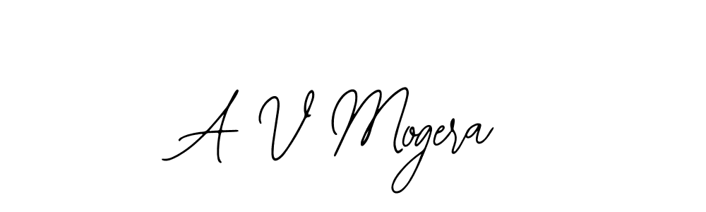 Make a short A V Mogera signature style. Manage your documents anywhere anytime using Bearetta-2O07w. Create and add eSignatures, submit forms, share and send files easily. A V Mogera signature style 12 images and pictures png