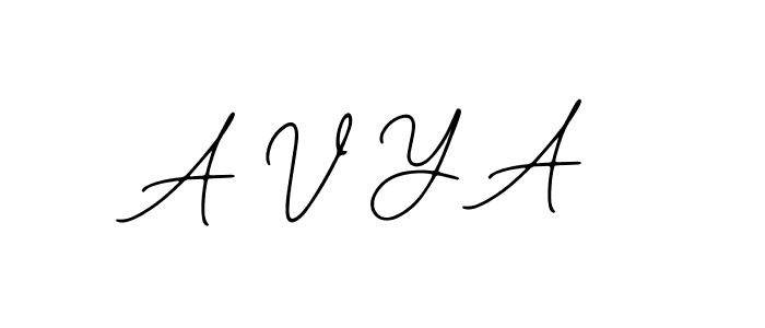 How to make A V Y A signature? Bearetta-2O07w is a professional autograph style. Create handwritten signature for A V Y A name. A V Y A signature style 12 images and pictures png