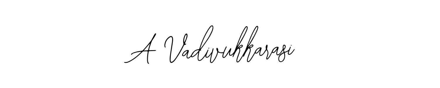 Make a beautiful signature design for name A Vadivukkarasi. Use this online signature maker to create a handwritten signature for free. A Vadivukkarasi signature style 12 images and pictures png