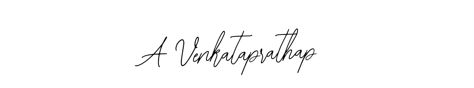 Design your own signature with our free online signature maker. With this signature software, you can create a handwritten (Bearetta-2O07w) signature for name A Venkataprathap. A Venkataprathap signature style 12 images and pictures png