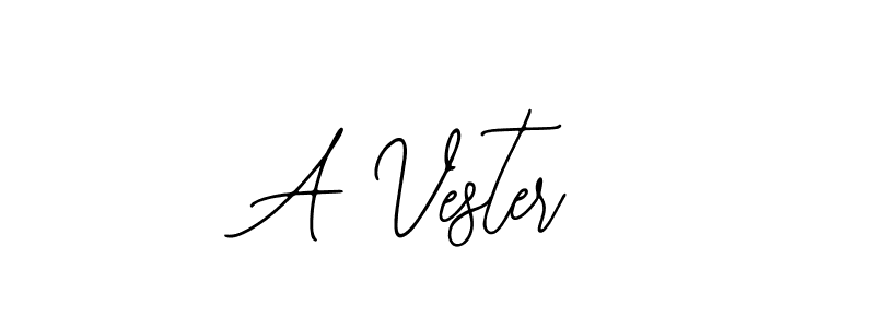 You should practise on your own different ways (Bearetta-2O07w) to write your name (A Vester) in signature. don't let someone else do it for you. A Vester signature style 12 images and pictures png