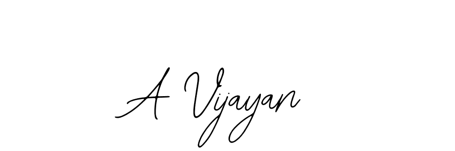 Make a beautiful signature design for name A Vijayan. With this signature (Bearetta-2O07w) style, you can create a handwritten signature for free. A Vijayan signature style 12 images and pictures png