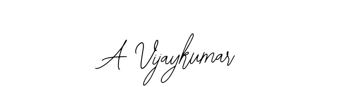 The best way (Bearetta-2O07w) to make a short signature is to pick only two or three words in your name. The name A Vijaykumar include a total of six letters. For converting this name. A Vijaykumar signature style 12 images and pictures png