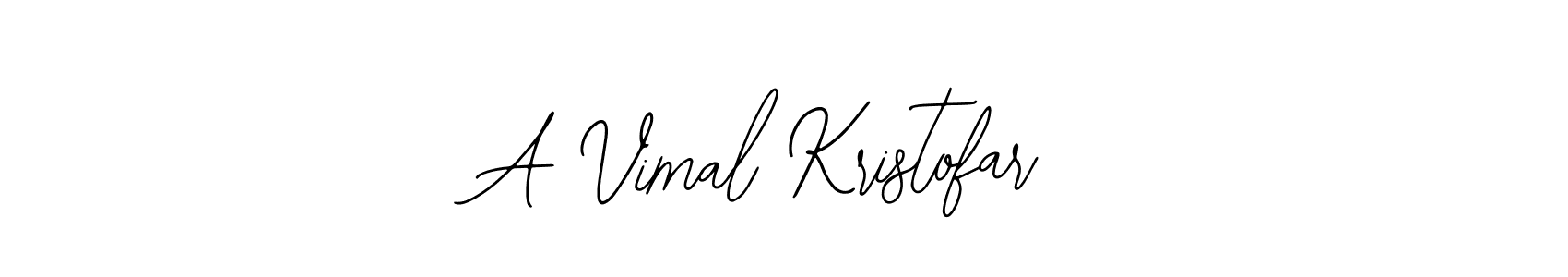 Once you've used our free online signature maker to create your best signature Bearetta-2O07w style, it's time to enjoy all of the benefits that A Vimal Kristofar name signing documents. A Vimal Kristofar signature style 12 images and pictures png