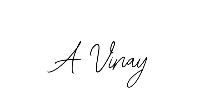 Best and Professional Signature Style for A Vinay. Bearetta-2O07w Best Signature Style Collection. A Vinay signature style 12 images and pictures png