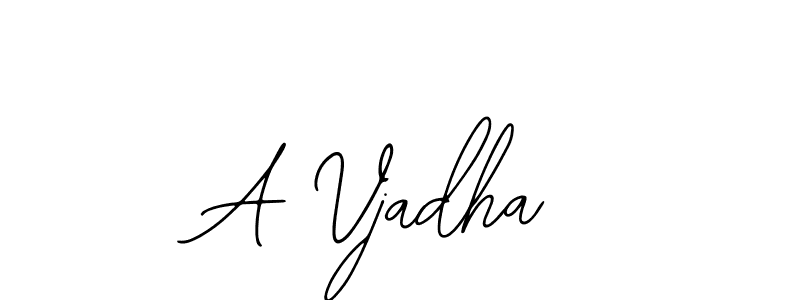 Similarly Bearetta-2O07w is the best handwritten signature design. Signature creator online .You can use it as an online autograph creator for name A Vjadha. A Vjadha signature style 12 images and pictures png