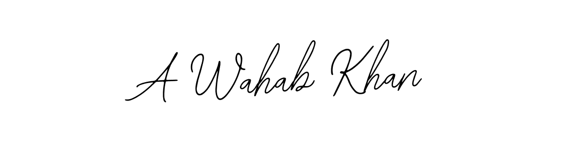 Check out images of Autograph of A Wahab Khan name. Actor A Wahab Khan Signature Style. Bearetta-2O07w is a professional sign style online. A Wahab Khan signature style 12 images and pictures png