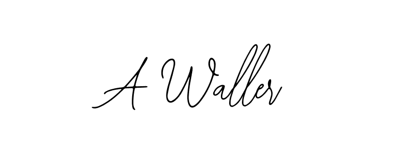 if you are searching for the best signature style for your name A Waller. so please give up your signature search. here we have designed multiple signature styles  using Bearetta-2O07w. A Waller signature style 12 images and pictures png