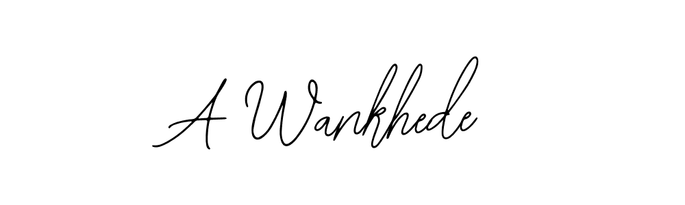 Also You can easily find your signature by using the search form. We will create A Wankhede name handwritten signature images for you free of cost using Bearetta-2O07w sign style. A Wankhede signature style 12 images and pictures png