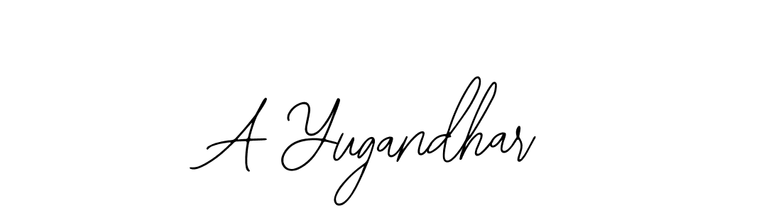 Make a beautiful signature design for name A Yugandhar. With this signature (Bearetta-2O07w) style, you can create a handwritten signature for free. A Yugandhar signature style 12 images and pictures png