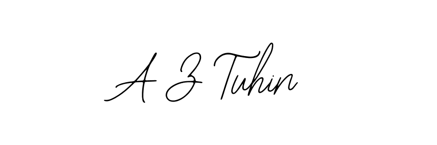 Create a beautiful signature design for name A Z Tuhin. With this signature (Bearetta-2O07w) fonts, you can make a handwritten signature for free. A Z Tuhin signature style 12 images and pictures png
