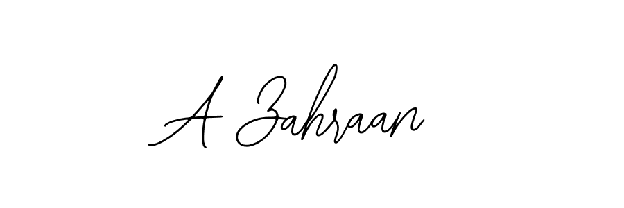 How to Draw A Zahraan signature style? Bearetta-2O07w is a latest design signature styles for name A Zahraan. A Zahraan signature style 12 images and pictures png