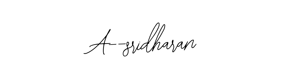 Also You can easily find your signature by using the search form. We will create A--sridharan name handwritten signature images for you free of cost using Bearetta-2O07w sign style. A--sridharan signature style 12 images and pictures png