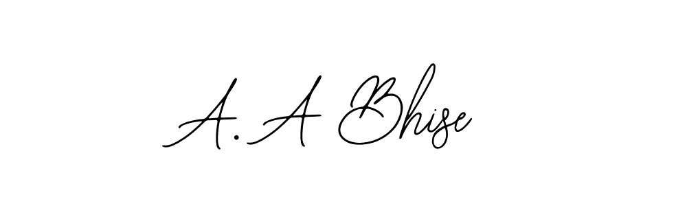 Also You can easily find your signature by using the search form. We will create A. A Bhise name handwritten signature images for you free of cost using Bearetta-2O07w sign style. A. A Bhise signature style 12 images and pictures png