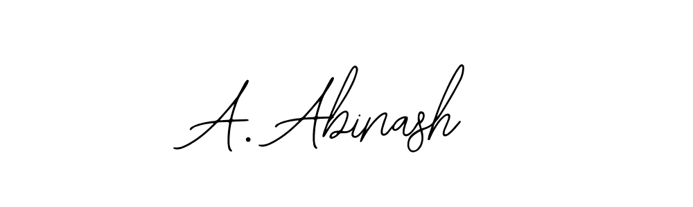 How to make A. Abinash signature? Bearetta-2O07w is a professional autograph style. Create handwritten signature for A. Abinash name. A. Abinash signature style 12 images and pictures png