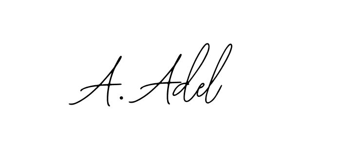 Make a beautiful signature design for name A. Adel. With this signature (Bearetta-2O07w) style, you can create a handwritten signature for free. A. Adel signature style 12 images and pictures png