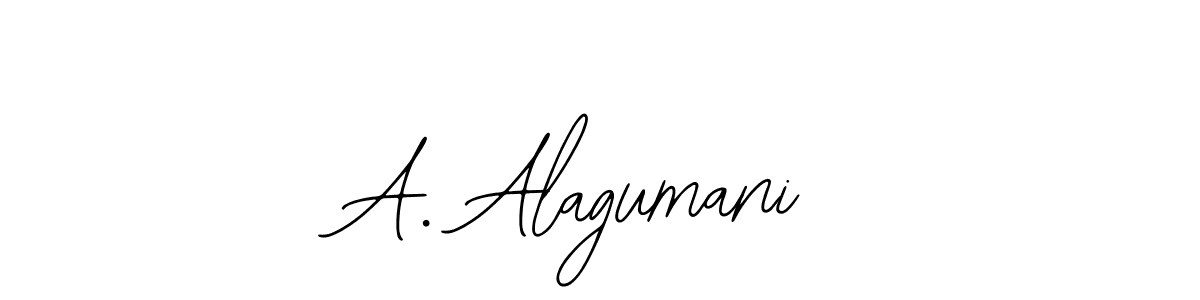 Also we have A. Alagumani name is the best signature style. Create professional handwritten signature collection using Bearetta-2O07w autograph style. A. Alagumani signature style 12 images and pictures png