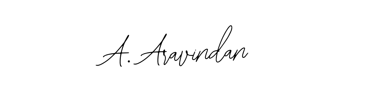 How to make A. Aravindan signature? Bearetta-2O07w is a professional autograph style. Create handwritten signature for A. Aravindan name. A. Aravindan signature style 12 images and pictures png