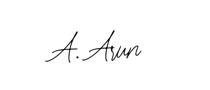 Use a signature maker to create a handwritten signature online. With this signature software, you can design (Bearetta-2O07w) your own signature for name A. Arun. A. Arun signature style 12 images and pictures png
