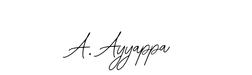 A. Ayyappa stylish signature style. Best Handwritten Sign (Bearetta-2O07w) for my name. Handwritten Signature Collection Ideas for my name A. Ayyappa. A. Ayyappa signature style 12 images and pictures png