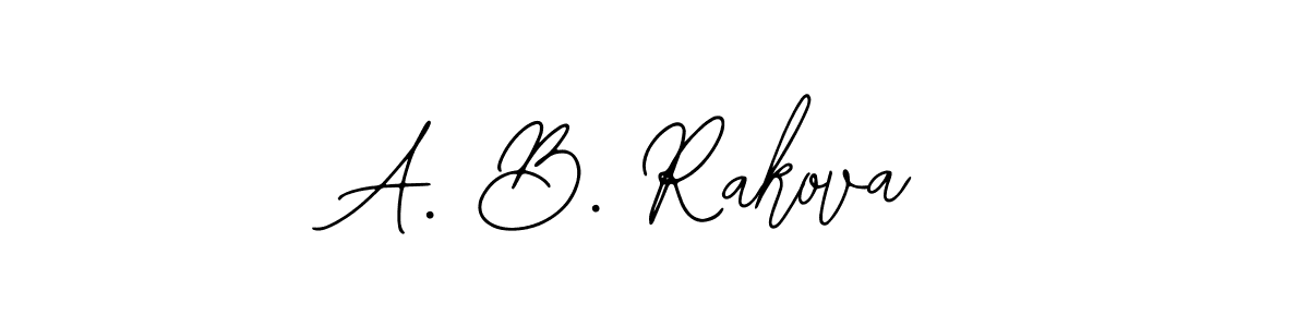 Check out images of Autograph of A. B. Rakova name. Actor A. B. Rakova Signature Style. Bearetta-2O07w is a professional sign style online. A. B. Rakova signature style 12 images and pictures png