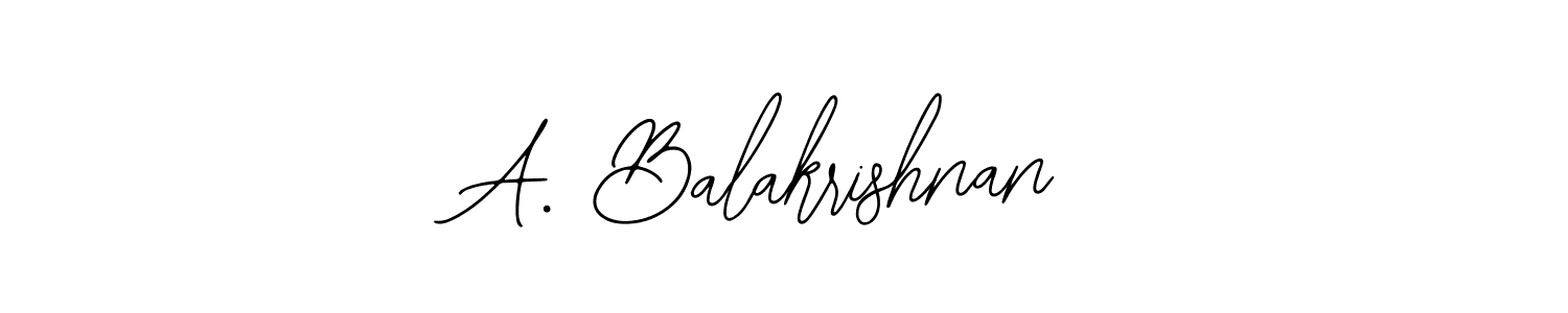 Also we have A. Balakrishnan name is the best signature style. Create professional handwritten signature collection using Bearetta-2O07w autograph style. A. Balakrishnan signature style 12 images and pictures png